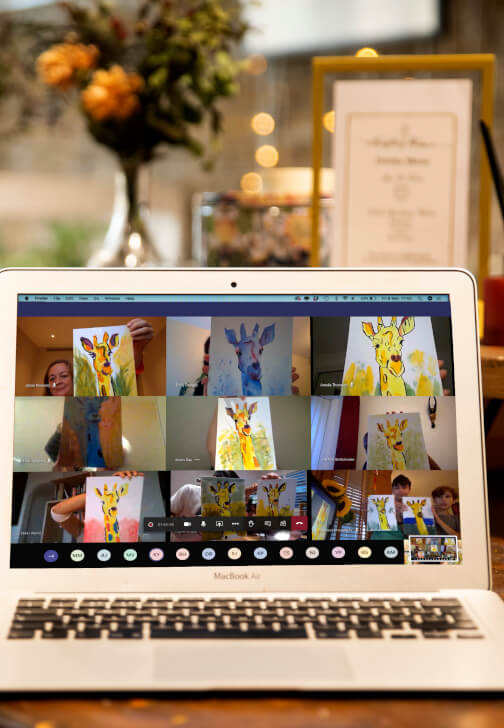 Virtual Arty Party at Home