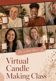Virtual Candle Making Class
