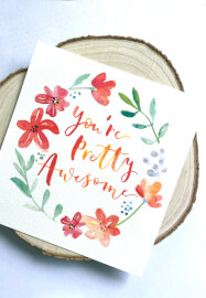 Watercolour Brush Lettering Workshop