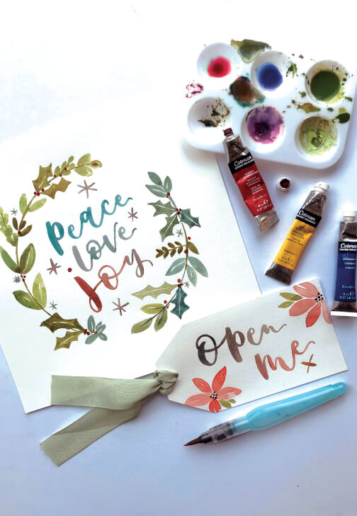 Watercolour Brush Lettering Workshop