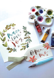 Watercolour Brush Lettering Workshop