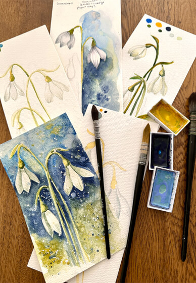 Watercolour Floral Art Class