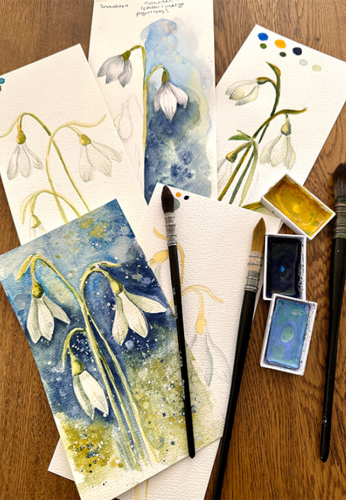 Watercolour Floral Art Class