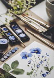 Watercolour Painting Class: in Bloom