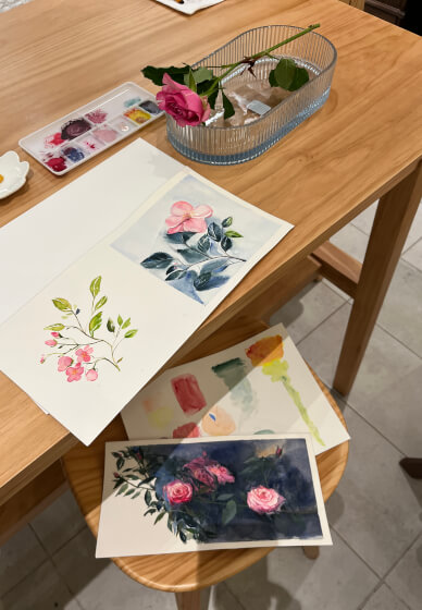 Watercolour Painting Class: in Bloom