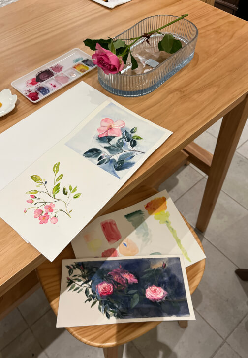 Watercolour Painting Class: in Bloom