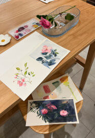 Watercolour Painting Class: in Bloom