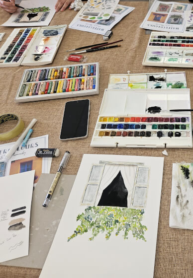Watercolour Painting Class
