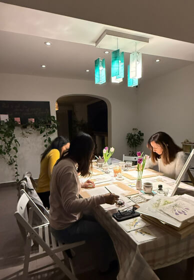 Watercolour Painting Workshop: Brush and Bites