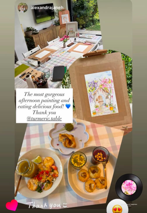 Watercolour Painting Workshop: Brush and Bites