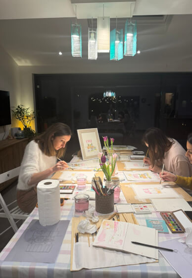 Watercolour Painting Workshop: Brush and Bites