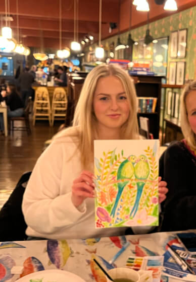 Watercolour Parakeet Painting Workshop