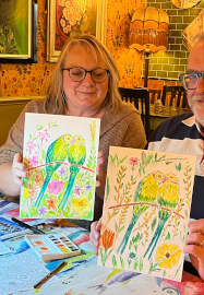 Watercolour Parakeet Painting Workshop