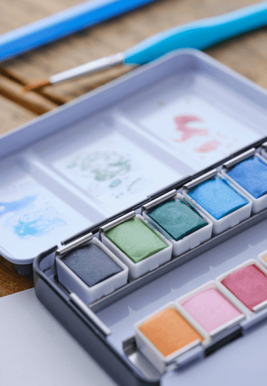 Watercolour Personalised Summer Art Class