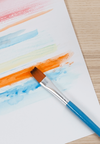 Watercolour Personalised Summer Art Class