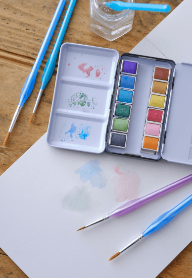 Watercolour Personalised Summer Art Class