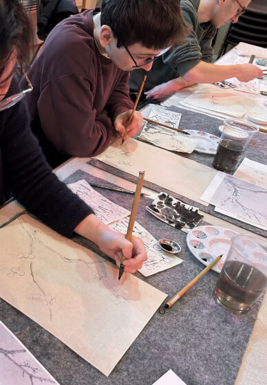 Weekly Chinese Floral Painting Class