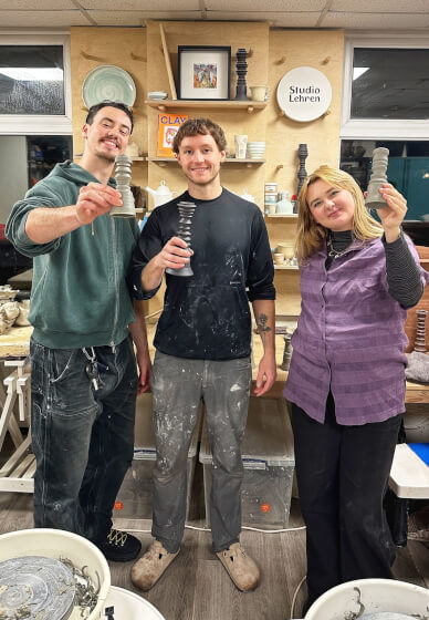Wheel Throwing Class: Make a Candlestick