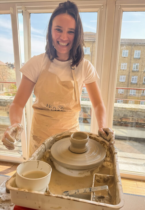 Wheel Throwing Pottery Class - BYOB and Pottery