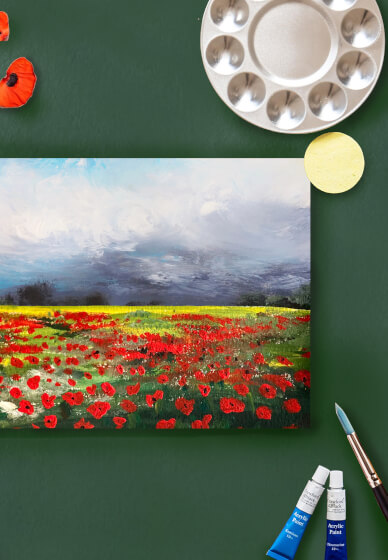 Wild at Heart Acrylics Painting Kit