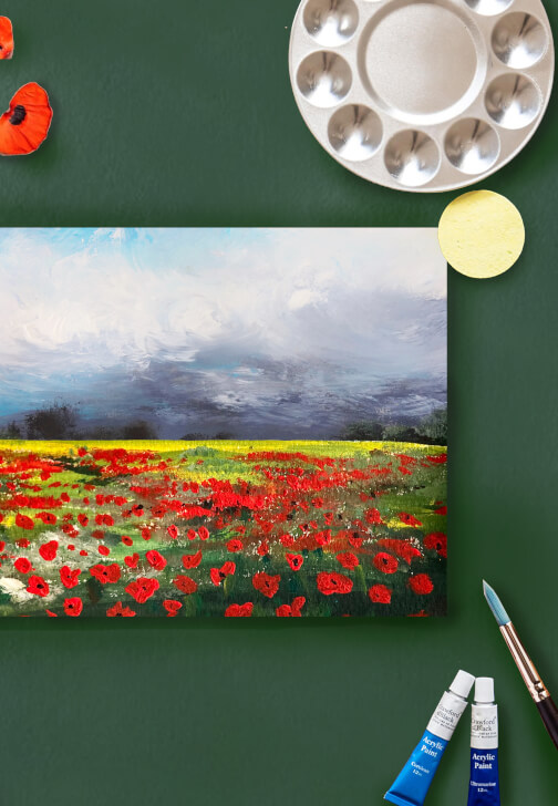 Wild at Heart Acrylics Painting Kit
