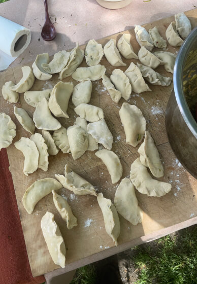 Wild Foraging Experience: Chinese Dumplings