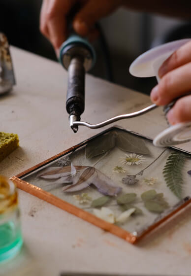 Wildflower and Copper Foiling Workshop