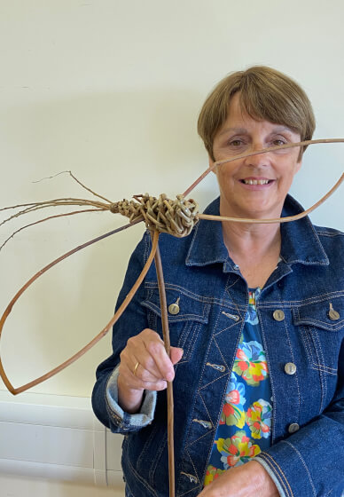 Willow Weaving Bullrushes, Dragonflies and Birdfeeder Workshop