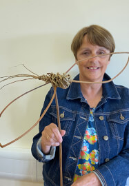 Willow Weaving Bullrushes, Dragonflies and Birdfeeder Workshop