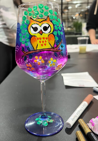 Wine Glass Painting Workshop