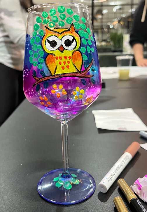 Wine Glass Painting Workshop