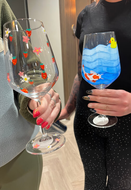Wine Glass Painting Workshop