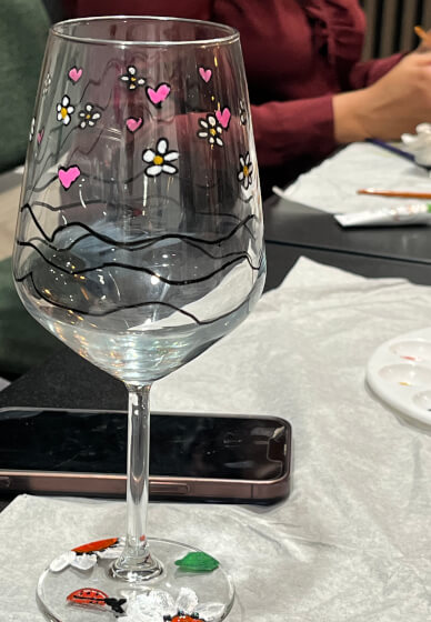 Wine Glass Painting Workshop