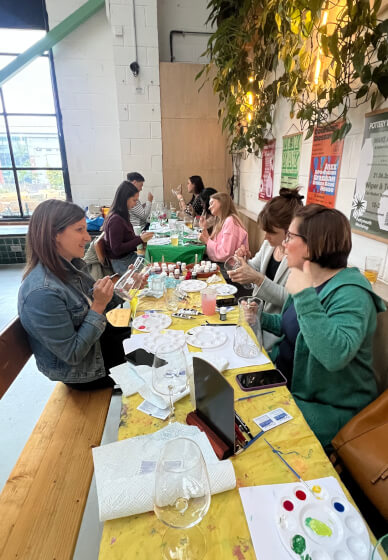 Wine Glass Painting Workshop