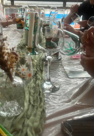 Wine Glass Painting Workshop