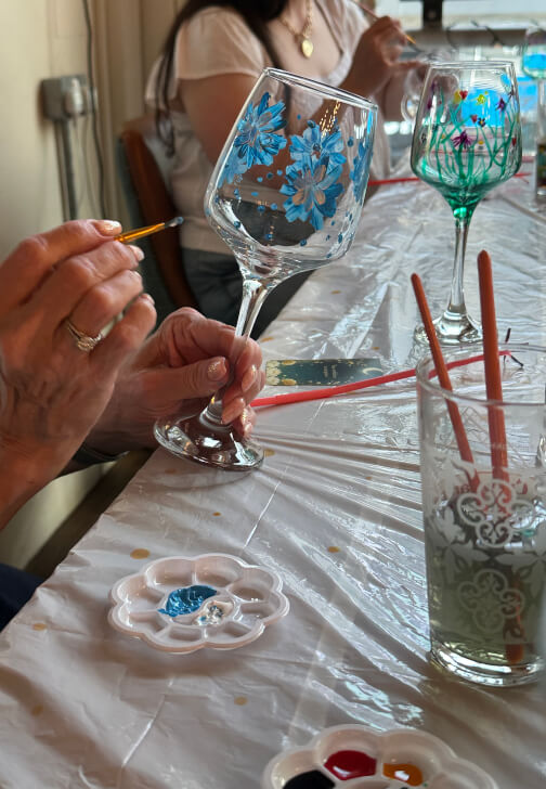 Wine Glass Painting Workshop