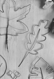 Wire Art Leaves in a Frame Workshop