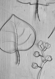 Wire Art Leaves in a Frame Workshop