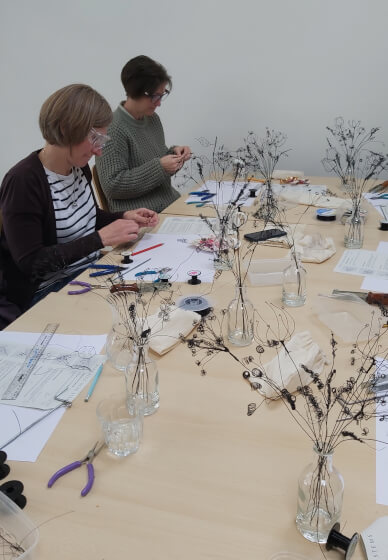 Wire Seed Heads - Half Day