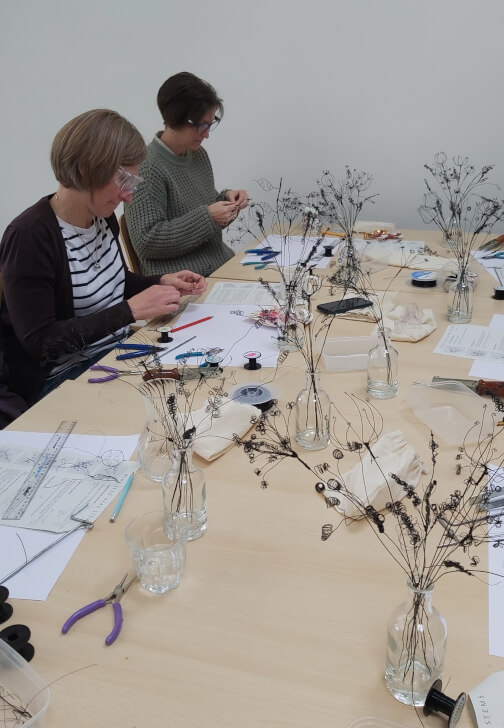 Wire Seed Heads - Half Day