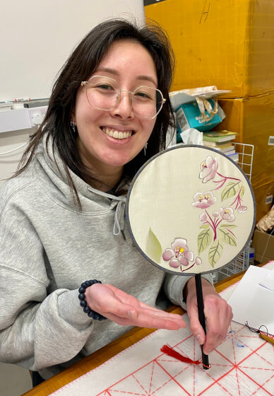 Wisteria and Birds: Traditional Chinese Ink Painting Workshop