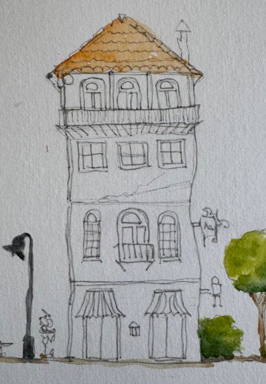 Wonky, Whimsical House Painting