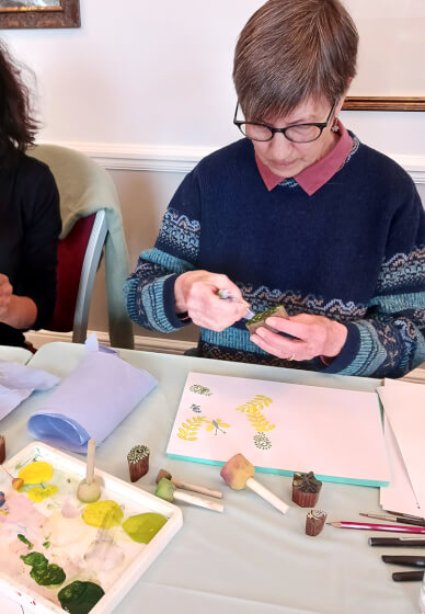 Wood Block Printing for Stationery Workshop