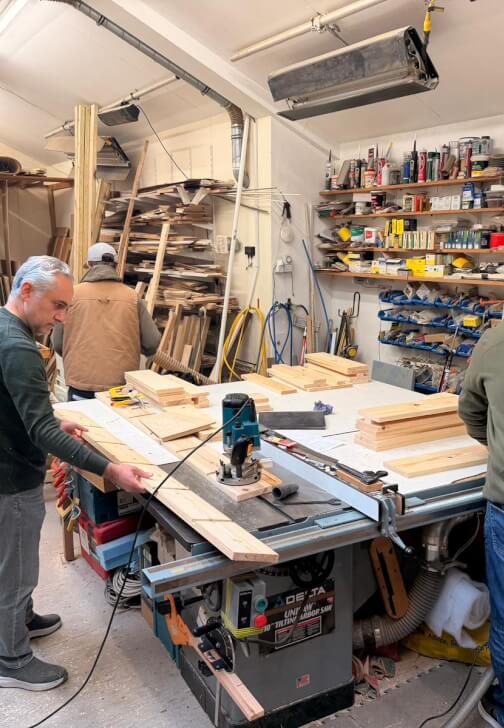 Woodworking Class: Ladder Shelf