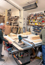 Woodworking Class: Ladder Shelf