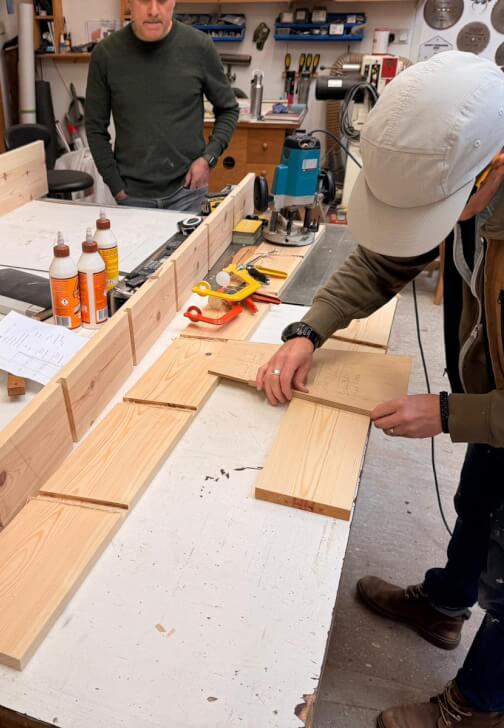 Woodworking Class: Ladder Shelf