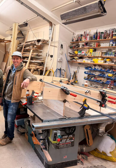 Woodworking Class: Ladder Shelf