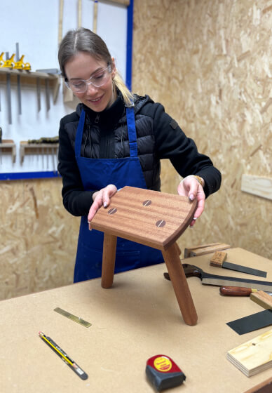 Woodworking Workshop: Build a Three-Legged Stool