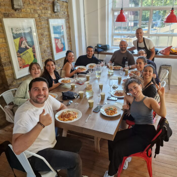 Time for enjoying the meal and socialising