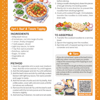Add-on Recipe Collection Booklet